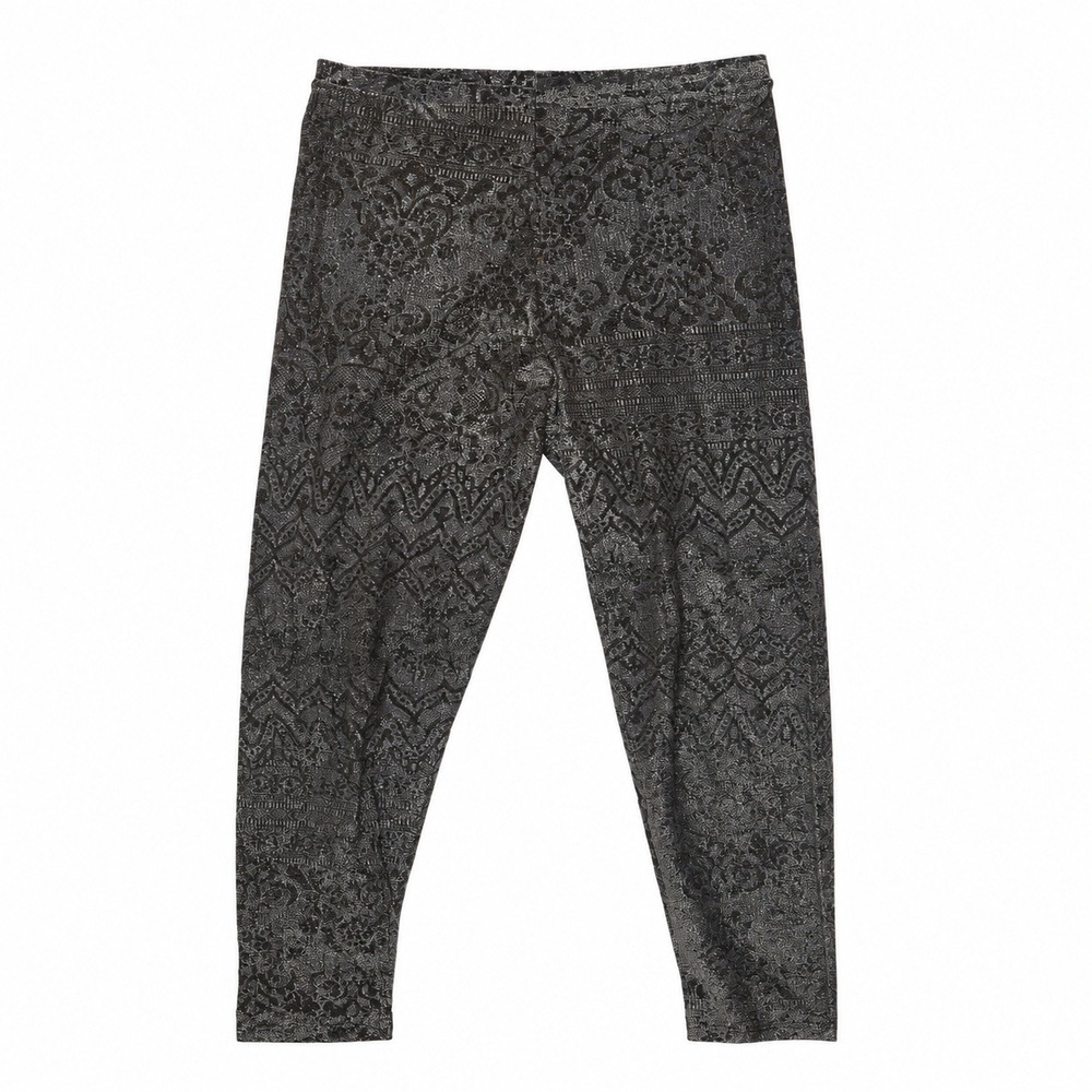 Bazar Christian Lacroix Vintage Metallic Paisley Leggings M Italy Y2K Pants